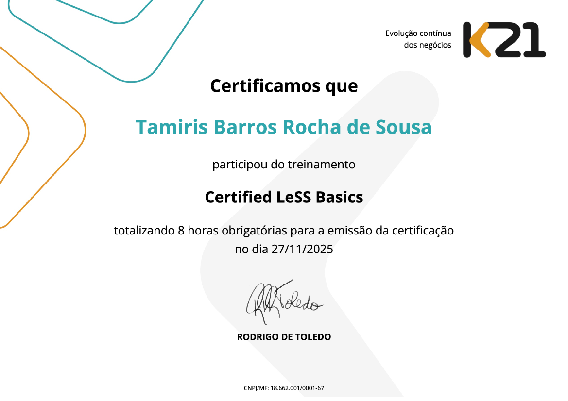 Certificado K21